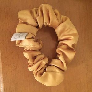 Mustard Satin Kaitlyn Bristowe Scrunchie